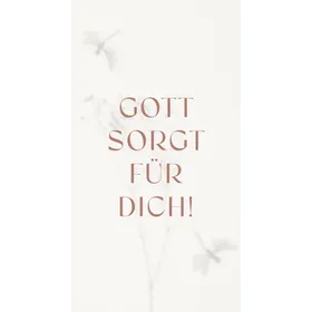 Produktbild des Artikels Metallschild: Gott sorgt für Dich! ()