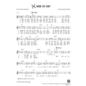 Produktbild des Artikels Wer ist er? (einstimmig) (Noten - Download)