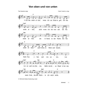 Produktbild des Artikels Von oben und von unten (Noten - Download)