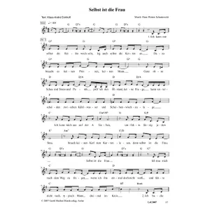 Produktbild des Artikels Selbst ist die Frau (Noten - Download)