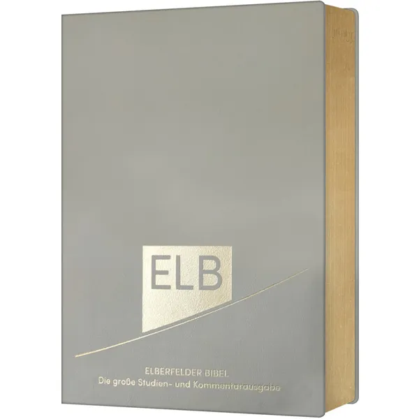 Produktbild des Artikels Elberfelder Bibel. Die große Studien- und Kommentarausgabe Leder mit Goldschnitt (Bibel - Leder)