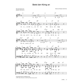 Produktbild des Artikels Betet den König an (Noten - Download)