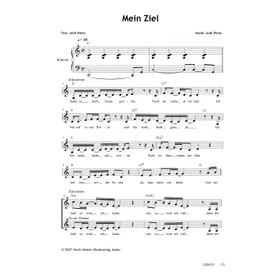 Produktbild des Artikels Mein Ziel (Noten - Download)