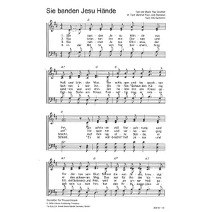 Produktbild des Artikels Sie banden Jesu Hände (Noten - Download)