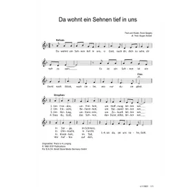 Produktbild des Artikels Da wohnt ein Sehnen tief in uns (Noten - Download)