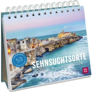 Produktbild des Artikels Sehnsuchtsorte 2026 - Wochenkalender (Kalender - Spiralbindung)