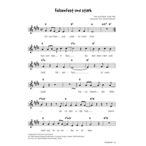 Produktbild des Artikels Felsenfest und stark (Noten - Download)