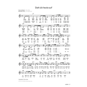 Produktbild des Artikels Steh ich heute auf (Noten - Download)