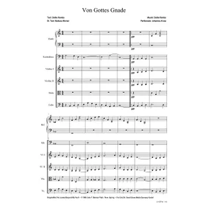 Produktbild des Artikels Von Gottes Gnade (Noten - Download)