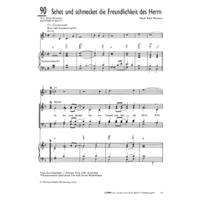 Produktbild des Artikels Sehet und schmecket die Freundlichkeit des Herrn (Noten - Download)