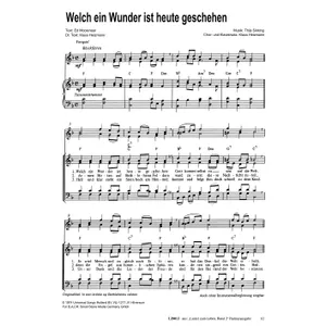 Produktbild des Artikels Welch ein Wunder ist heute geschehen (Noten - Download)