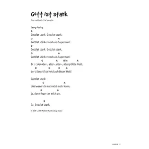 Produktbild des Artikels Gott ist stark (Noten - Download)