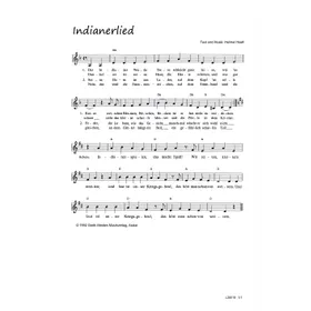 Produktbild des Artikels Indianerlied (Noten - Download)