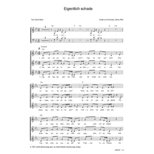 Produktbild des Artikels Eigentlich schade (Noten - Download)