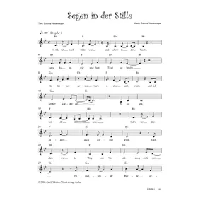 Produktbild des Artikels Segen in der Stille (Noten - Download)
