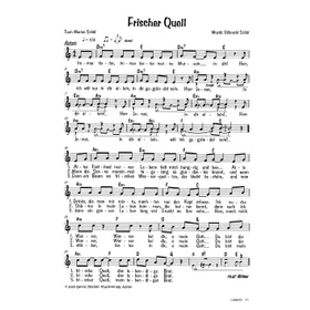 Produktbild des Artikels Frischer Quell (Noten - Download)