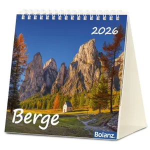 Produktbild des Artikels Berge 2026 - Tischkalender (Kalender - Spiralbindung)