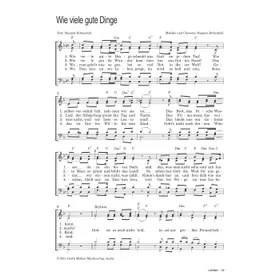 Produktbild des Artikels Wie viele gute Dinge (Noten - Download)
