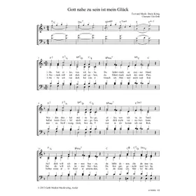 Produktbild des Artikels Gott nahe zu sein ist mein Glück (Noten - Download)