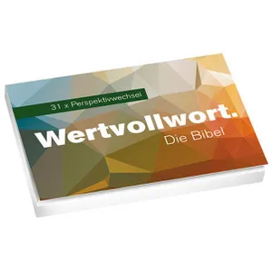 Produktbild des Artikels Wertvollwort. Die Bibel - 31x Perspektivwechsel (Schreibwaren)