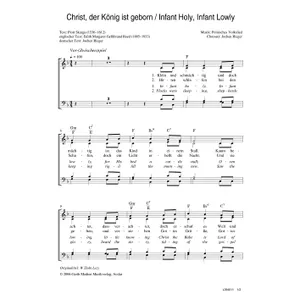 Produktbild des Artikels Christ, der König ist geborn (Noten - Download)
