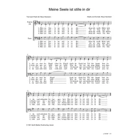 Produktbild des Artikels Meine Seele ist stille in dir (Noten - Download)