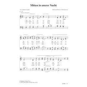 Produktbild des Artikels Mitten in unsrer Nacht (Noten - Download)