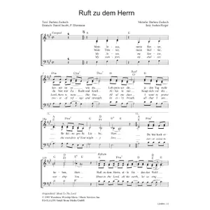 Produktbild des Artikels Ruft zu dem Herrn (Noten - Download)