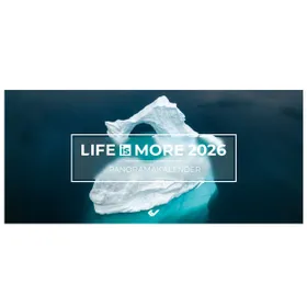 Produktbild des Artikels Life is more 2026 - Panoramakalender (Kalender - Spiralbindung)