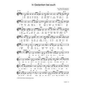 Produktbild des Artikels In Gedanken bei euch (Noten - Download)