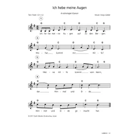Produktbild des Artikels Ich hebe meine Augen (Noten - Download)