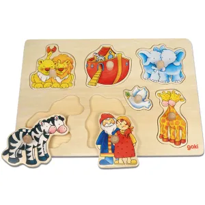 Produktbild des Artikels Holz-Steckpuzzle "Arche Noah" ()