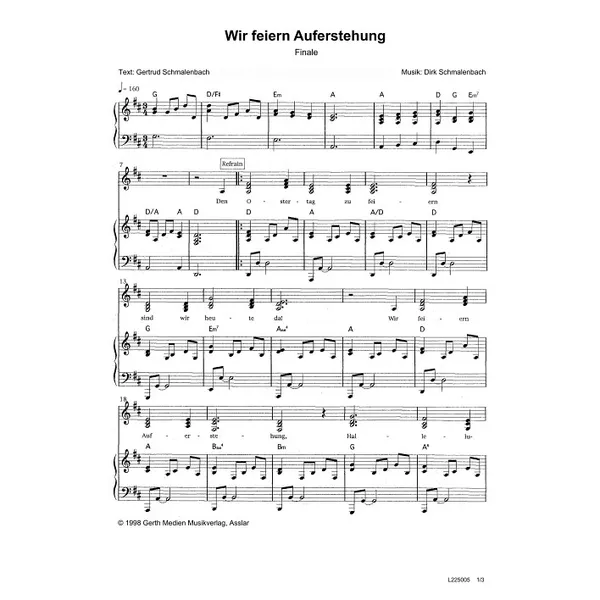 Produktbild des Artikels Wir feiern Auferstehung (Noten - Download)