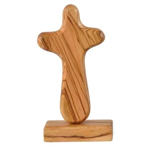 Produktbild des Artikels Olivenholz Standkreuz 10cm ()