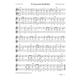 Produktbild des Artikels Er trug unsre Krankheit (Noten - Download)