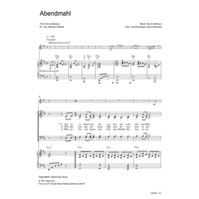 Produktbild des Artikels Abendmahl (Noten - Download)
