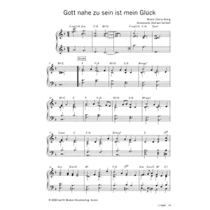 Produktbild des Artikels Gott nahe zu sein ist mein Glück (Noten - Download)