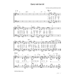 Produktbild des Artikels Ganz nah bei dir (Noten - Download)