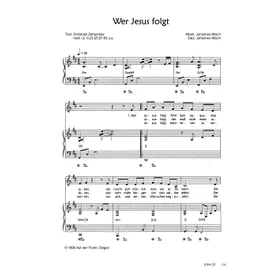 Produktbild des Artikels Wer Jesus folgt (Noten - Download)