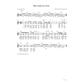 Produktbild des Artikels Hier sind wir (Noten - Download)