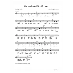 Produktbild des Artikels Wir sind zwei Schäfchen (Noten - Download)