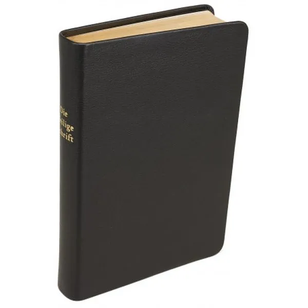 Produktbild des Artikels Die heilige Schrift - Taschenbibel Leder, Goldschnitt, schwarz (Bibel - Leder)