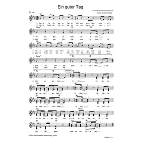Produktbild des Artikels Ein guter Tag (Noten - Download)