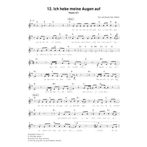 Produktbild des Artikels Ich hebe meine Augen auf (Noten - Download)