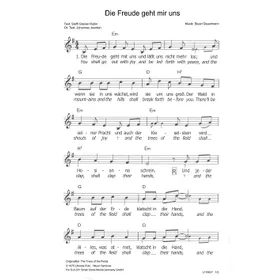 Produktbild des Artikels Die Freude geht mit uns (Noten - Download)