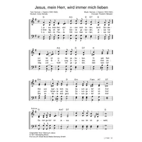 Produktbild des Artikels Jesus, mein Herr, wird immer mich lieben (Noten - Download)