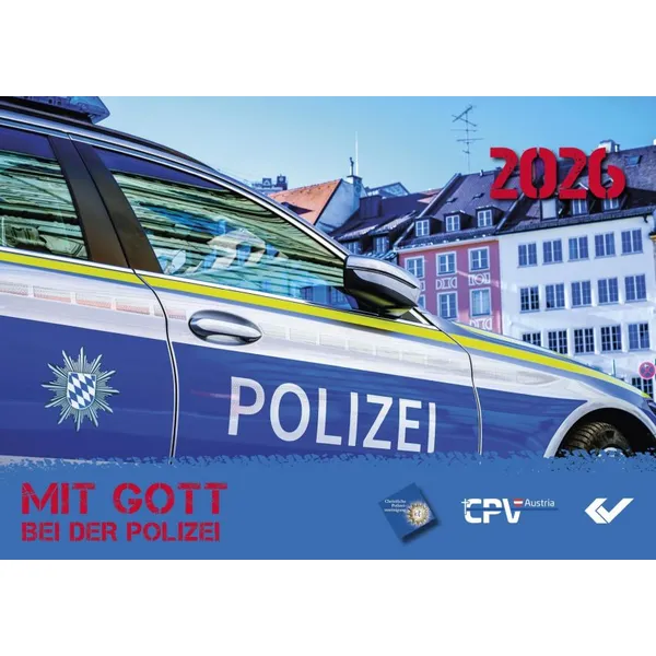 Produktbild des Artikels Mit Gott bei der Polizei 2026 (Kalender - Spiralbindung)