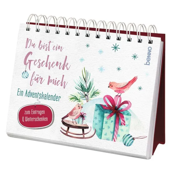 Produktbild des Artikels Du bist ein Geschenk für mich - Adventskalender (Kalender - Spiralbindung)