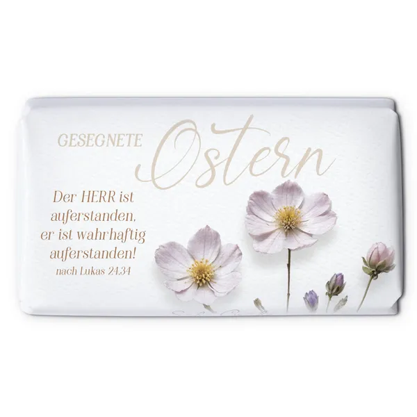 Produktbild des Artikels Schokoladengrüsse "Gesegnete Ostern" (40g) (Lebensmittel)
