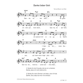 Produktbild des Artikels Danke lieber Gott (Noten - Download)